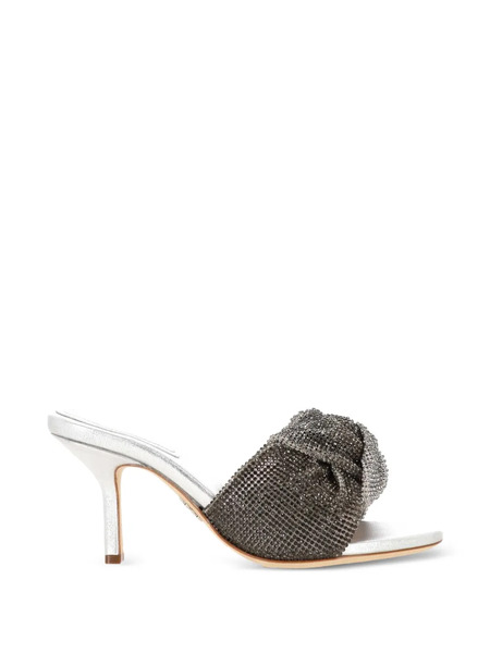  Rodo Crystal-embellished Heeled Pumps - Grey 