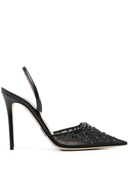  Rodo Crystal-embellished Pumps - Black 