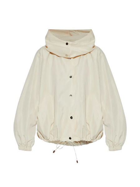  Róhe Drawstring Hooded Jacket - Neutrals 