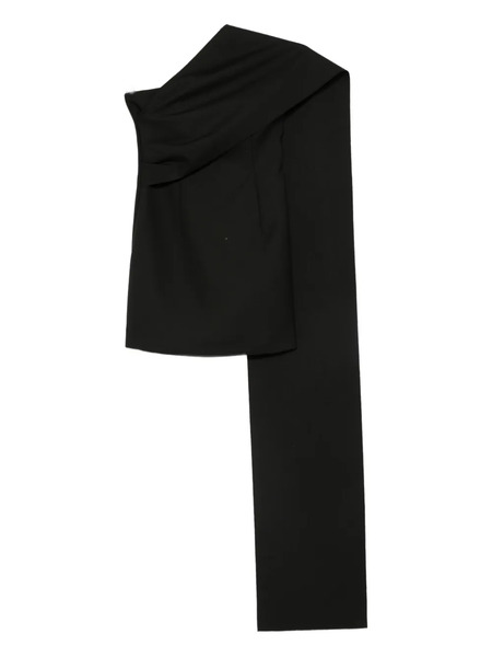  Róhe One-shoulder Mini Dress - Black 