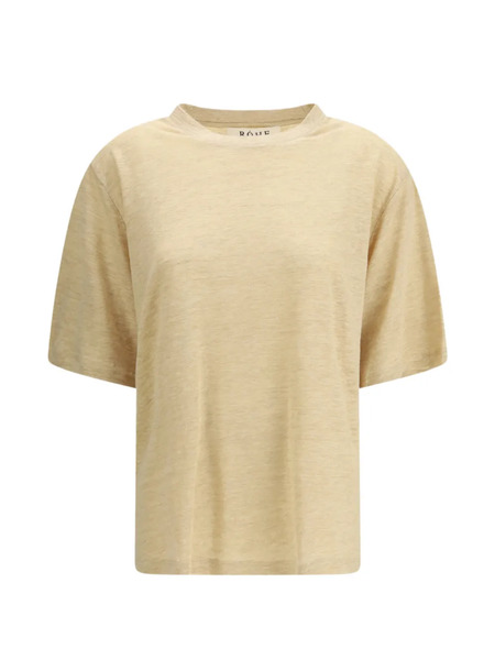  Róhe Relaxed Linen T-shirt - Neutrals 