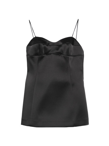  Róhe Satin Top - Black 