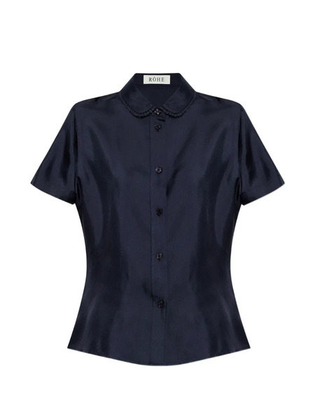  Róhe Silk Shirt - Blue 