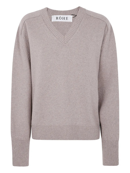 Róhe Sleeve Wrap Wool Jumper - Neutrals 