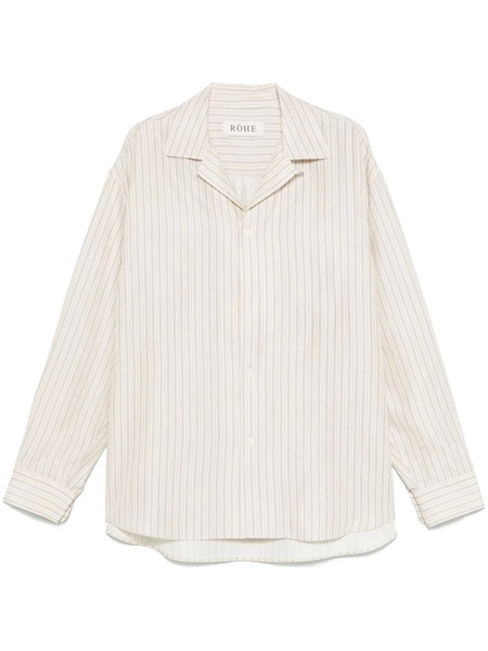  Róhe Striped Shirt - Neutrals 