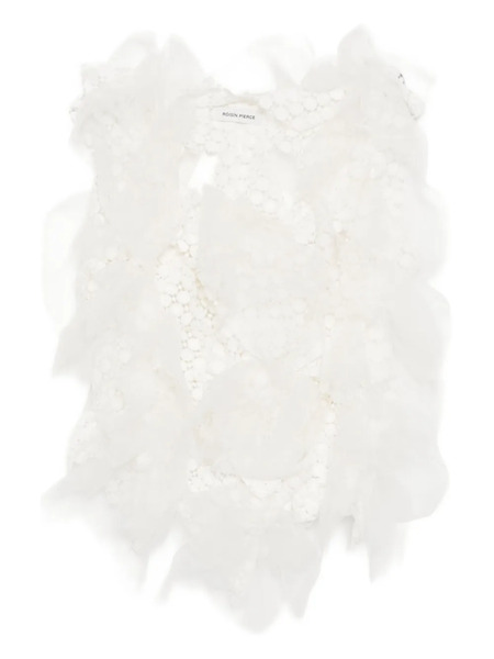  Róisín Pierce Floating Little Fleurs Blouse - Neutrals 