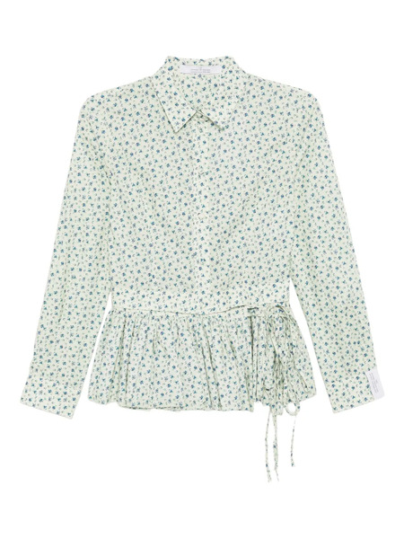  Rokh Floral-print Shirt - Neutrals 