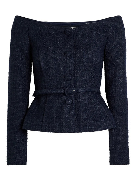  Roland Mouret Off-shoulder Top - Blue 