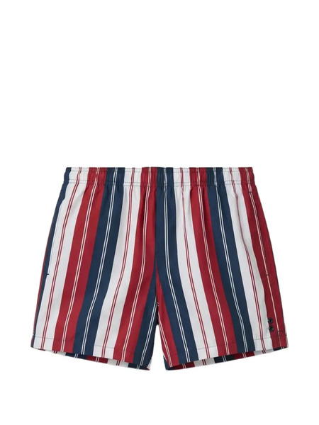  Ron Dorff Striped Swim Shorts - Red 