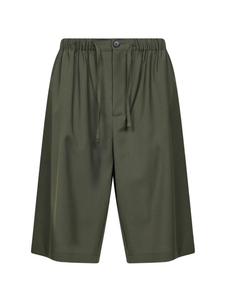  Rose Burrito Drawstring Shorts - Green 