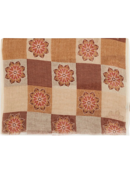  Rosi Printed Scarf - Brown 