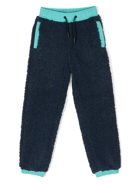  Rossignol Kids Fleece Two-tone Track Pants - Blue 