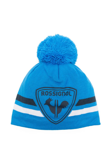  Rossignol Kids Logo-print Pompom Beanie - Blue 