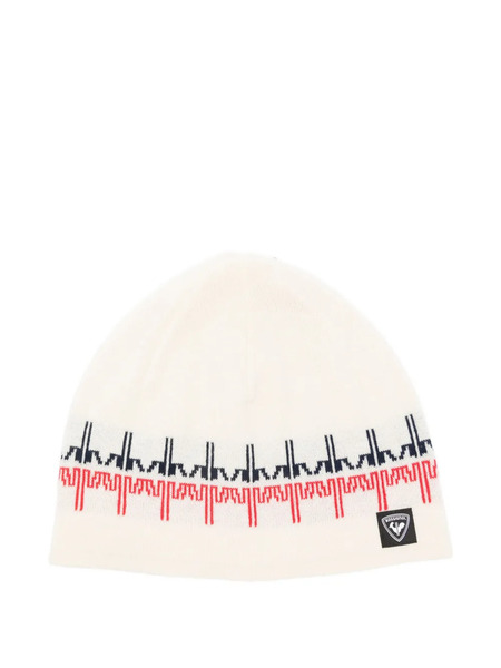  Rossignol Patterned Beanie - White 