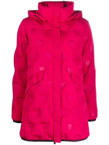  Rossignol Quilted Hooded Coat - Pink 