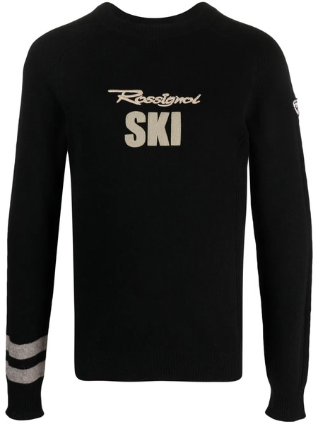 Rossignol Signature Logo-embroidered Sweater - Black 