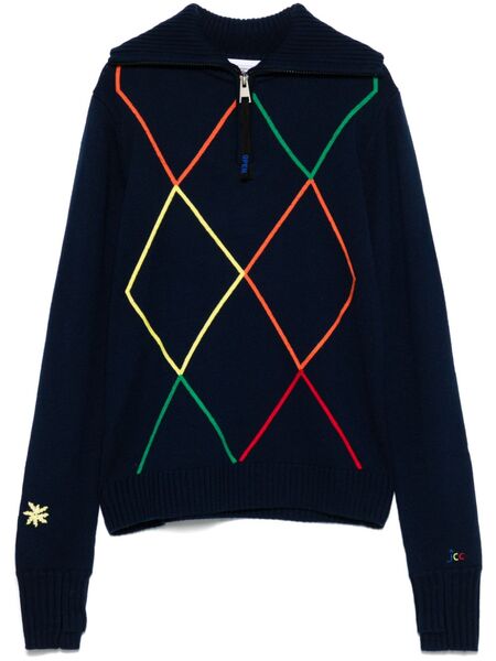  Rossignol X Jcc Merino-wool Sweater - Blue 