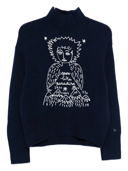  Rossignol X Jcc Snow Angels Sweater - Blue 