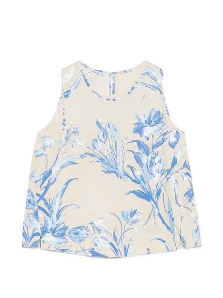  Rosso 35 Floral Top - Neutrals 