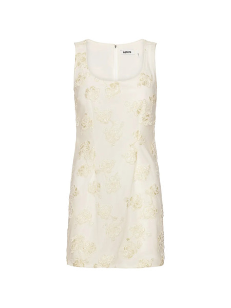  Rotate Birger Christensen Beaded Mini Dress - Neutrals 