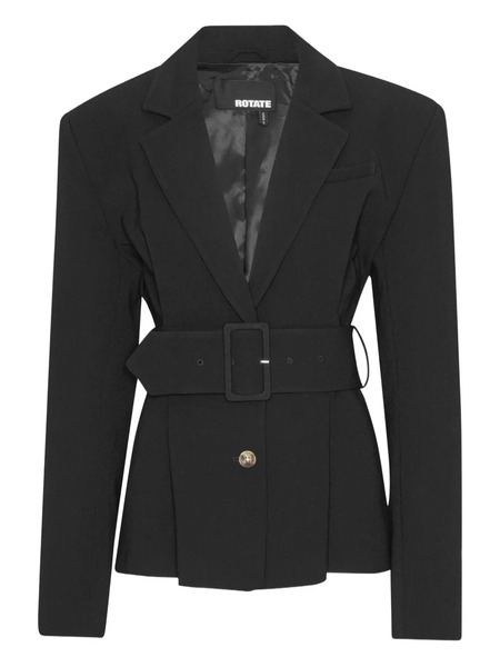 Rotate Birger Christensen Belted Blazer - Black 