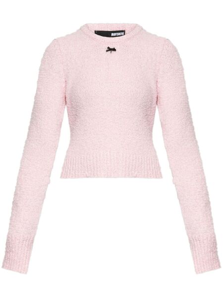  Rotate Birger Christensen Bow-detail Sweater - Pink 
