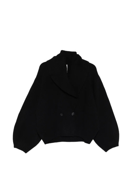  Rotate Birger Christensen Buttoned Cardigan - Black 