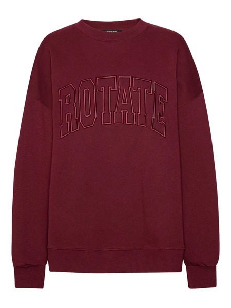  Rotate Birger Christensen Embroidered Crew-neck Sweatshirt 