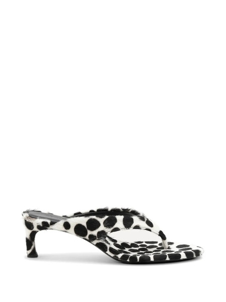 Rotate Birger Christensen Fur Mules - White 