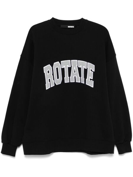  Rotate Birger Christensen Logo-embroidered Sweatshirt - Black 