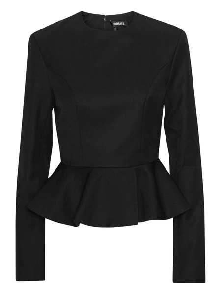 Rotate Birger Christensen Long-sleeve Blouse - Black 