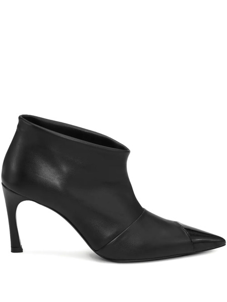  Rotate Birger Christensen Pointed-toe Leather Boots - Black 