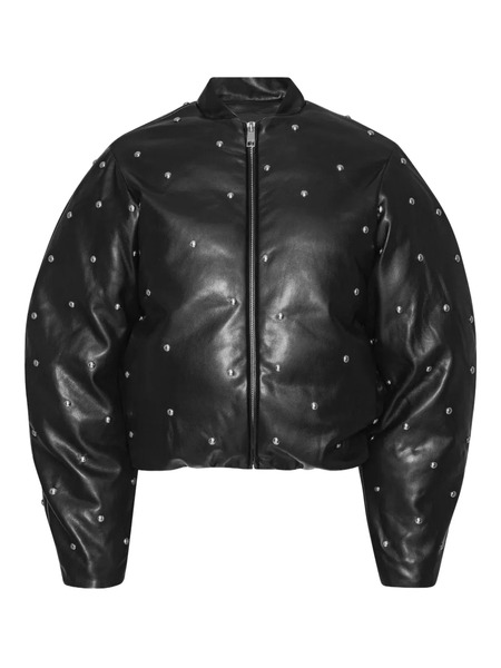  Rotate Birger Christensen Studded Padded Jacket - Black 