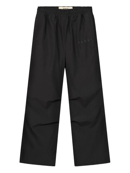  Rough. Elasticated-waistband Trousers - Black 