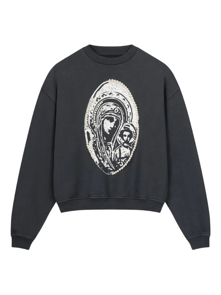  Rough. Maria Pearl Sweatshirt - Black 