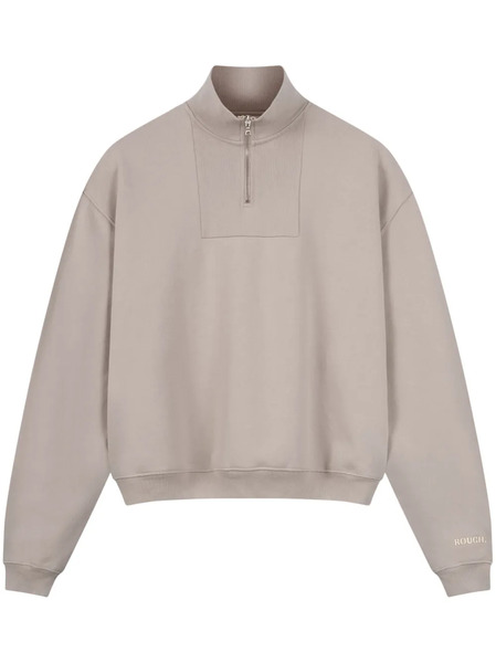  Rough. Rib Troyer Sweatshirt - Neutrals 