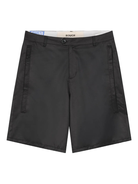  Rough. Satin-finish Shorts - Black 
