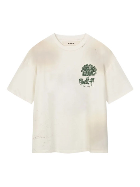  Rough. Tree-print T-shirt - White 