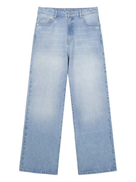  Rough. Wide-leg Jeans - Blue 