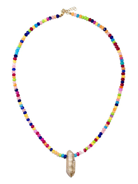  Roxanne First 9kt Yellow Gold Jade Necklace 