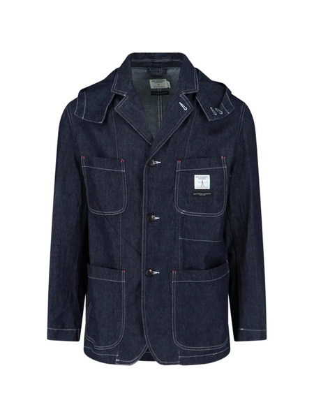  Roy Rogers Hooded Denim Jacket - Blue 