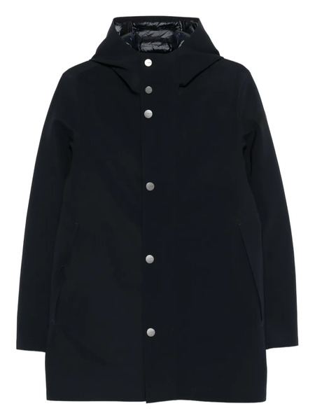  Rrd Hooded Button Coat - Blue 