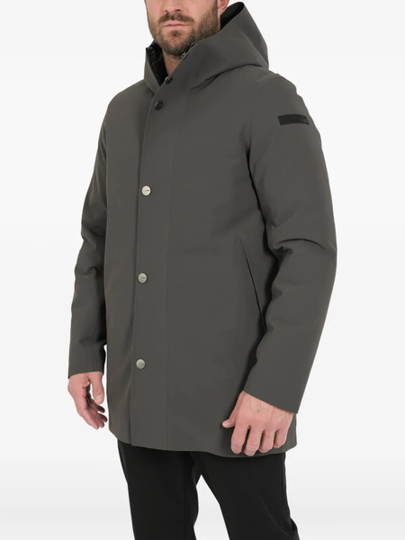  Rrd Hooded Buttoned Parka - Grey 