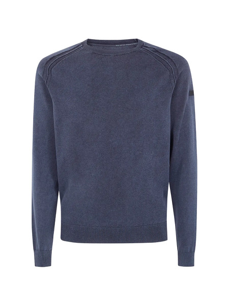  Rrd Ribbed Crew-neck Sweater - Blue 