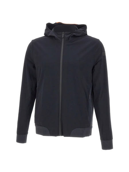  Rrd Zip-fastening Hooded Jacket - Blue 
