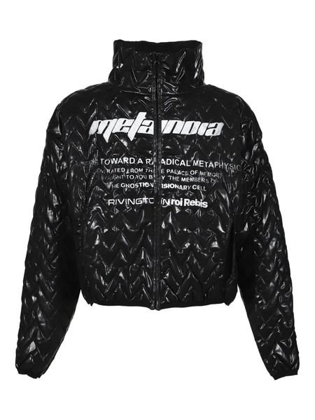  Rrr123 Quilted Zip Jacket - Black 