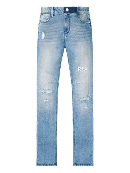  Rta Bryant Distressed Bootcut Jeans - Blue 