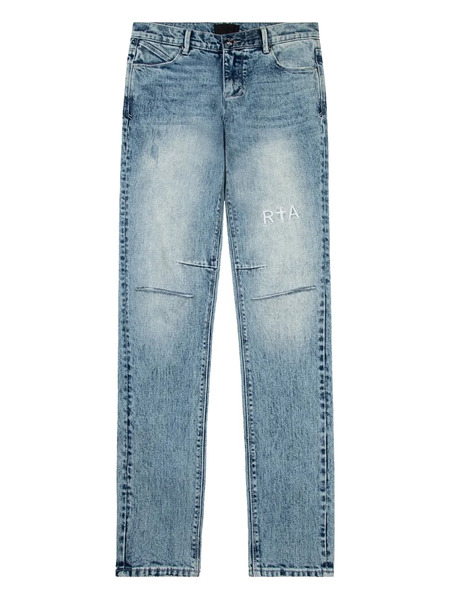  Rta Bryant Distressed Bootcut Jeans - Blue 