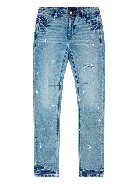  Rta Clayton Splattered Bootcut Jeans - Blue 