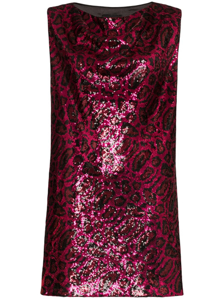  Rta Stevie Sequin Mini Dress - Red 